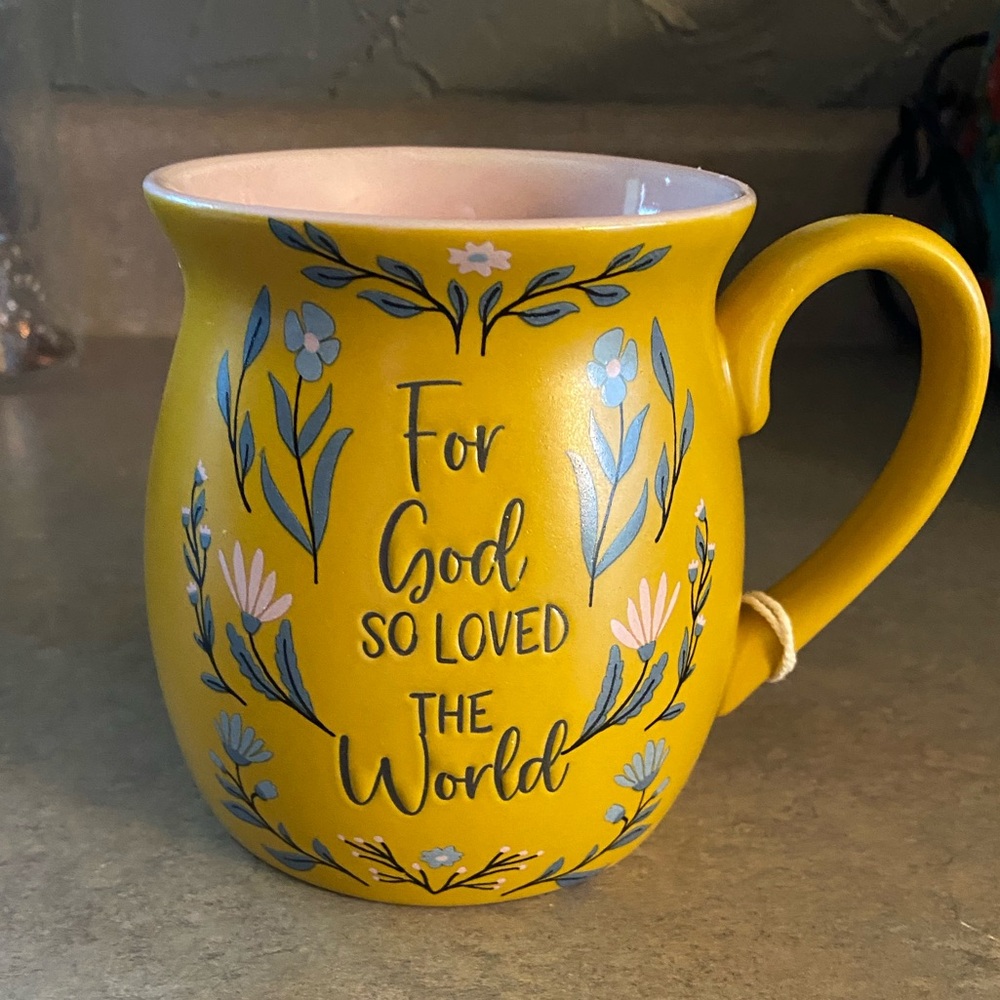 For God So Loved The World Bible Verse Scripture Christian Mug
